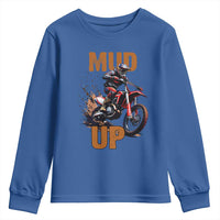 Dirt Bike Mud Up Youth Sweatshirt