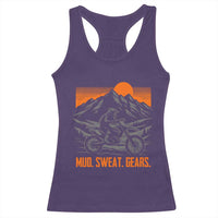 Mud Sweat Gears Dirt Bike Racerback Tank Top
