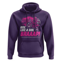 Dirt Bike Girl Hoodie Braaap Like A Girl