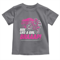 Dirt Bike Girl Toddler T Shirt Braaap Like A Girl