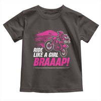 Dirt Bike Girl Toddler T Shirt Braaap Like A Girl