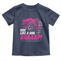 Dirt Bike Girl Toddler T Shirt Braaap Like A Girl