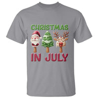 Christmas In July T Shirt Ice Cream Santa Christmas Tree Reindeer - Wonder Print Shop