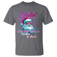 Funny Christmas In July T Shirt Retro Santa Feelin' Ho Ho Hot - Wonder Print Shop
