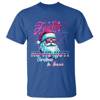 Funny Christmas In July T Shirt Retro Santa Feelin' Ho Ho Hot - Wonder Print Shop