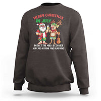 Funny Christmas In July Sweatshirt Give Me A Drink And Sunshine - Wonder Print Shop