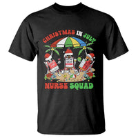 Funny Christmas In July Nurse Squad T Shirt - Wonder Print Shop