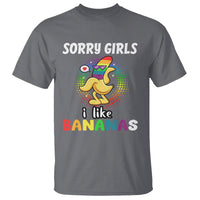 Funny LGBT Pride T Shirt Sorry Girl I Like Bananas Gay Couple - Wonder Print Shop