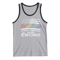 LGBT Pride Tank Top We The People Means Everyone Rainbow Flag