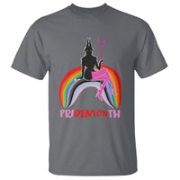 Funny LGBT Pride T Shirt Pride Demon Month Rainbow Slay Gay Evil - Wonder Print Shop