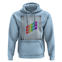 Funny LGBT Pride Hoodie Pride Demon Month Rainbow - Wonder Print Shop