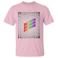 Funny LGBT Pride T Shirt Pride Demon Month Rainbow - Wonder Print Shop