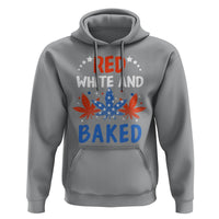 Funny Marijuana 4th Of July Hoodie Red White and Baked Patriotic Weed - Wonder Print Shop