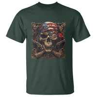 Funny Pirate 4th Of July T Shirt Patriotic America Flag Skull - Wonder Print Shop