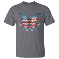 4th Of July T Shirt Butterfly Patriotic Peace Signs - Wonder Print Shop