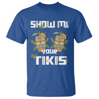 Funny Hawaii T Shirt Show me Your Tikis Mask Aloha Hawaiian - Wonder Print Shop