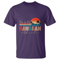 Retro Hawaii This Is My Hawaiian T Shirt - Wonder Print Shop