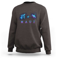 Maui Hawaii Sea Turtles Hawaiian Ocean Sweatshirt - Wonder Print Shop