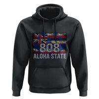 Hawaiian Hoodie 808 Aloha State Hawaii Flag - Wonder Print Shop
