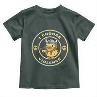 Funny Viking Duck Meme I Choose Violence Toddler T Shirt