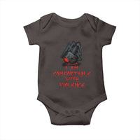 Viking Baby Onesie I Am Comfortable With Violence