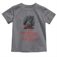 Viking Toddler T Shirt I Am Comfortable With Violence