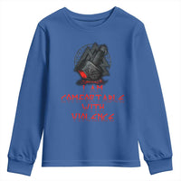 Viking Youth Sweatshirt I Am Comfortable With Violence