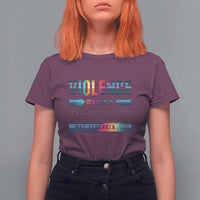 Violence Is A Sign Of Weakness T Shirt For Women