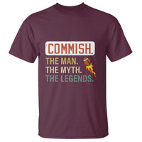 Fantasy Football T Shirt Commish Man Myth Legend - Wonder Print Shop
