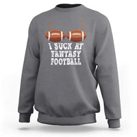 Funny I Suck At Fantasy Football Loser Bikini Sweatshirt - Wonder Print Shop