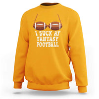 Funny I Suck At Fantasy Football Loser Bikini Sweatshirt - Wonder Print Shop
