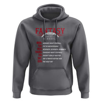 Funny Fantasy Football Schedule Hoodie - Wonder Print Shop