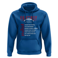 Funny Fantasy Football Schedule Hoodie - Wonder Print Shop
