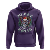 Anti Christmas Hoodie Merry 666Mas Satan Creepy Christmas