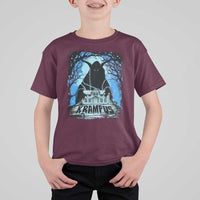 Dark Gothic Christmas Krampus T Shirt For Kid - Wonder Print Shop