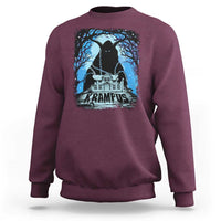 Dark Gothic Christmas Krampus Sweatshirt - Wonder Print Shop