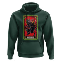 Christmas Krampus Hoodie American Traditional Tarot Card