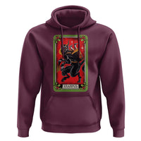 Christmas Krampus Hoodie American Traditional Tarot Card