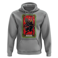 Christmas Krampus Hoodie American Traditional Tarot Card