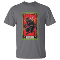 Christmas Krampus T Shirt American Traditional Tarot Card - Wonder Print Shop