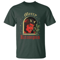Horror Christmas Female Krampus T Shirt - Wonder Print Shop