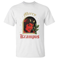 Horror Christmas Female Krampus T Shirt - Wonder Print Shop