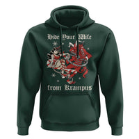 Funny Christmas Hoodie Hide Your Wife From Krampus