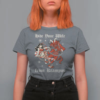 Funny Christmas T Shirt For Women Hide Your Wife From Krampus - Wonder Print Shop