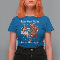 Funny Christmas T Shirt For Women Hide Your Wife From Krampus - Wonder Print Shop