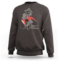 Funny Christmas Gruss Vom Krampus Sweatshirt - Wonder Print Shop