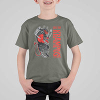Horror Christmas Gruss Vom Krampus T Shirt For Kid - Wonder Print Shop