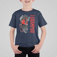 Horror Christmas Gruss Vom Krampus T Shirt For Kid - Wonder Print Shop