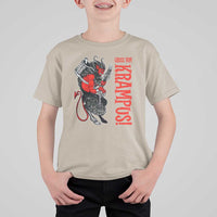 Horror Christmas Gruss Vom Krampus T Shirt For Kid - Wonder Print Shop