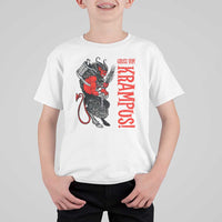 Horror Christmas Gruss Vom Krampus T Shirt For Kid - Wonder Print Shop